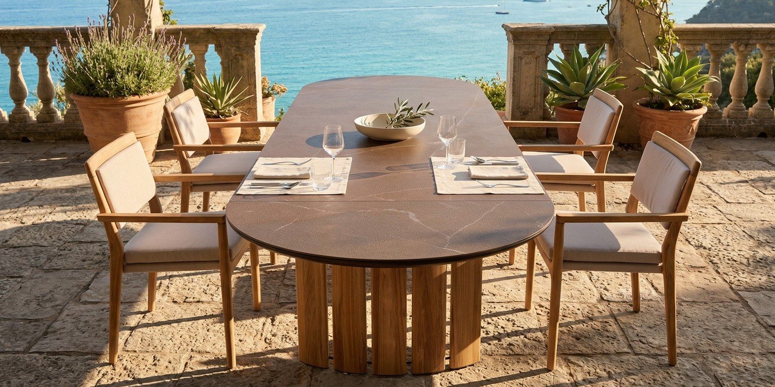 Barlow Tyrie Zen collection (Dining tables)