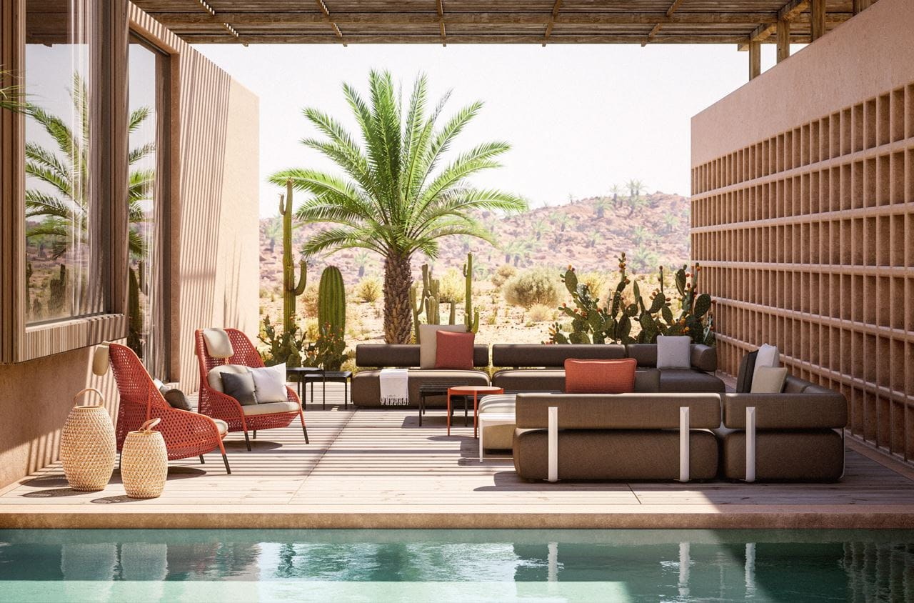 Dedon BRIXX collection (Modular sofa)