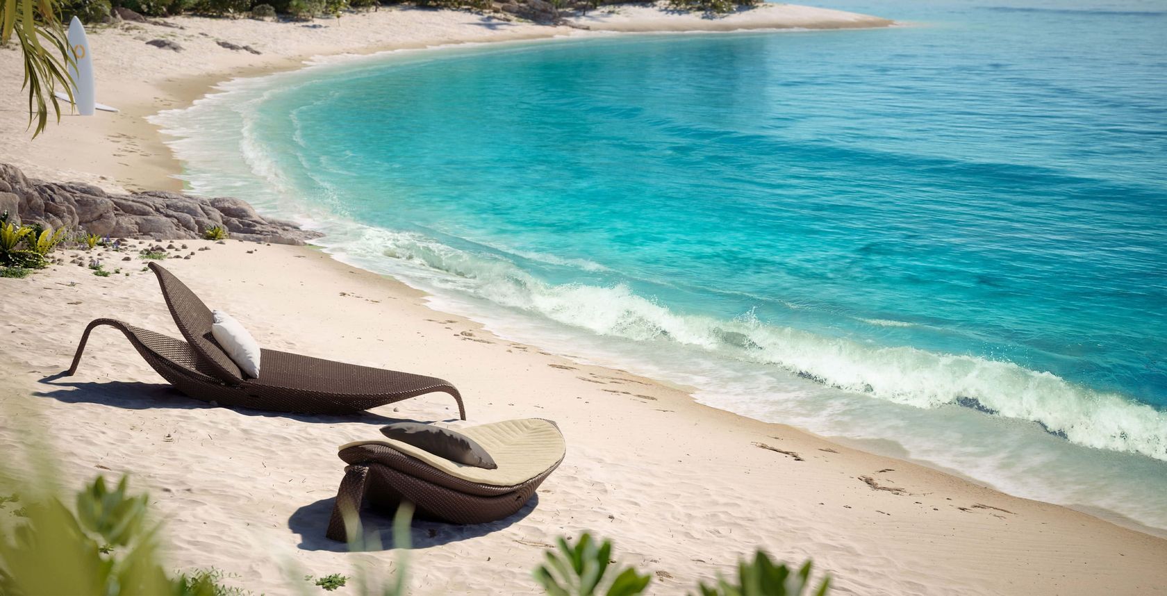 Dedon LEAF collection (Beach chair)
