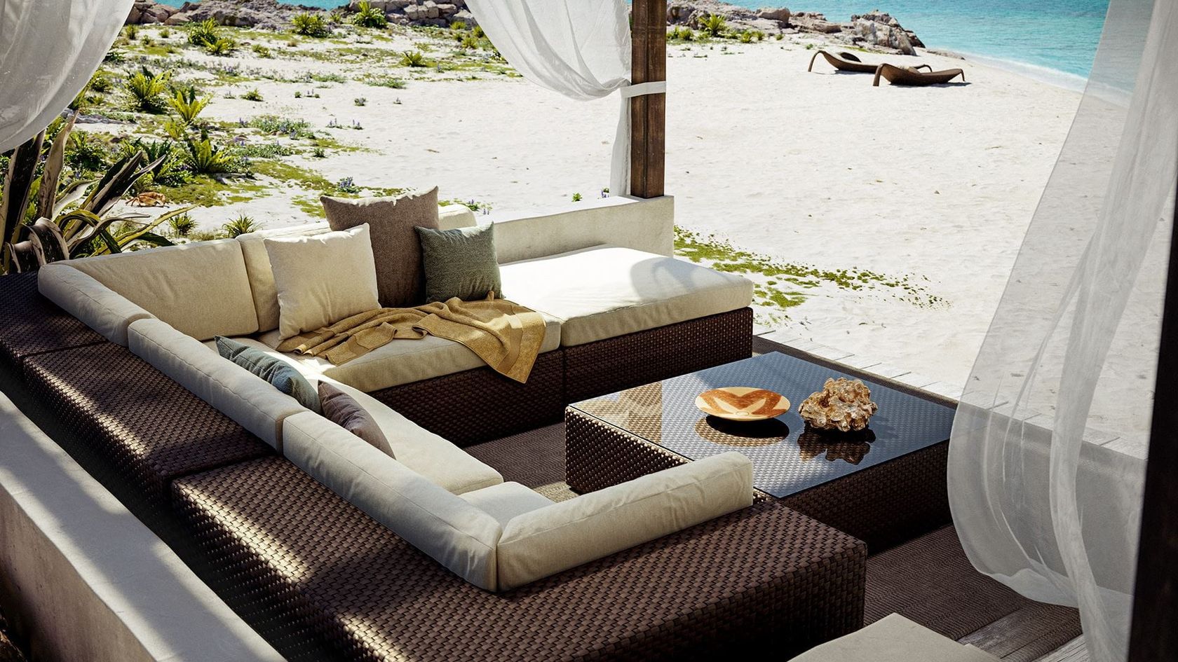 Dedon LOUNGE collection (Modular sofa)